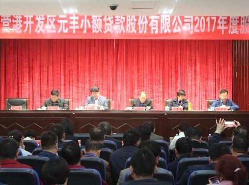 东营港开发区元丰小额贷款股份有限公司2017年度股东大会圆满完成