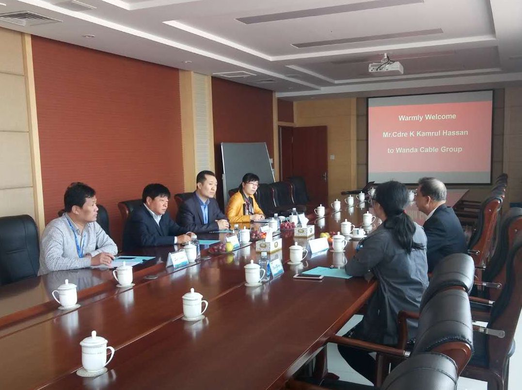 孟加拉客人到访电缆集团-海缆公司进行考察洽谈合作