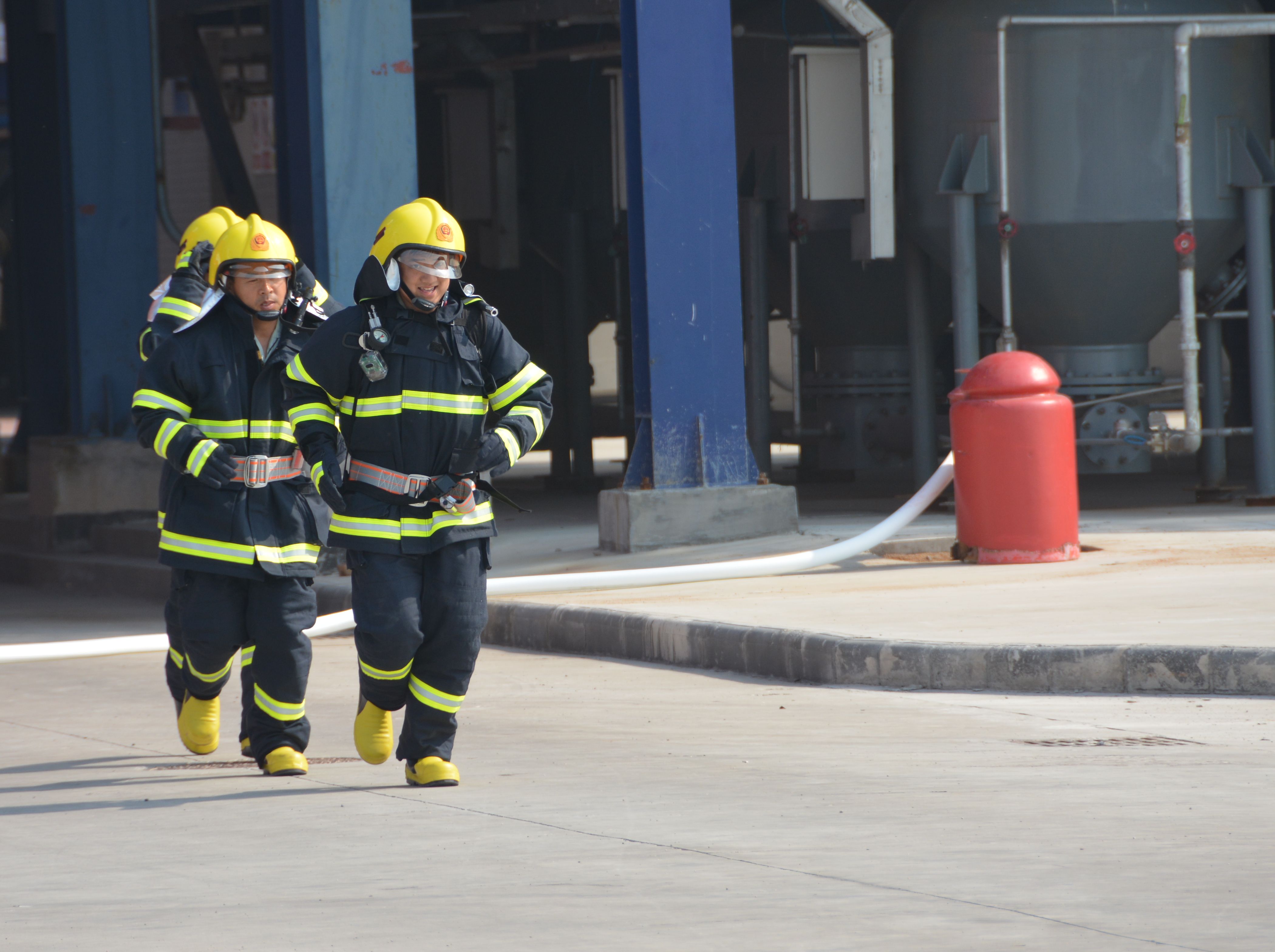 兴达公司开展火灾事故应急救援演练活动