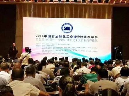 万达集团荣列中国石化企业500强综合类企业第12位