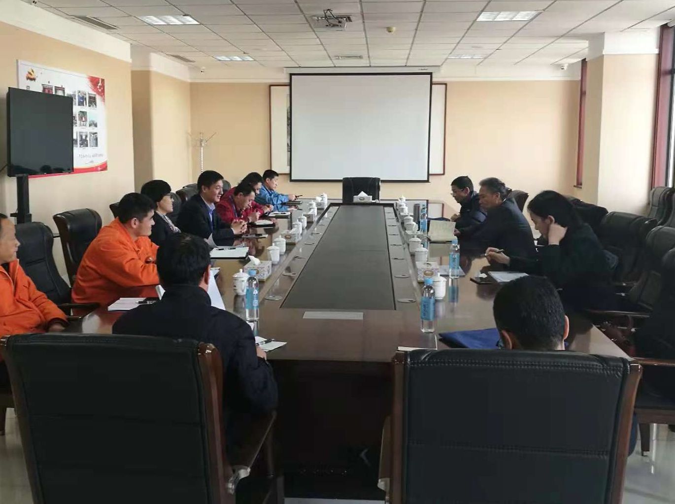 重点企业煤炭消费核查小组对集团公司进行调研