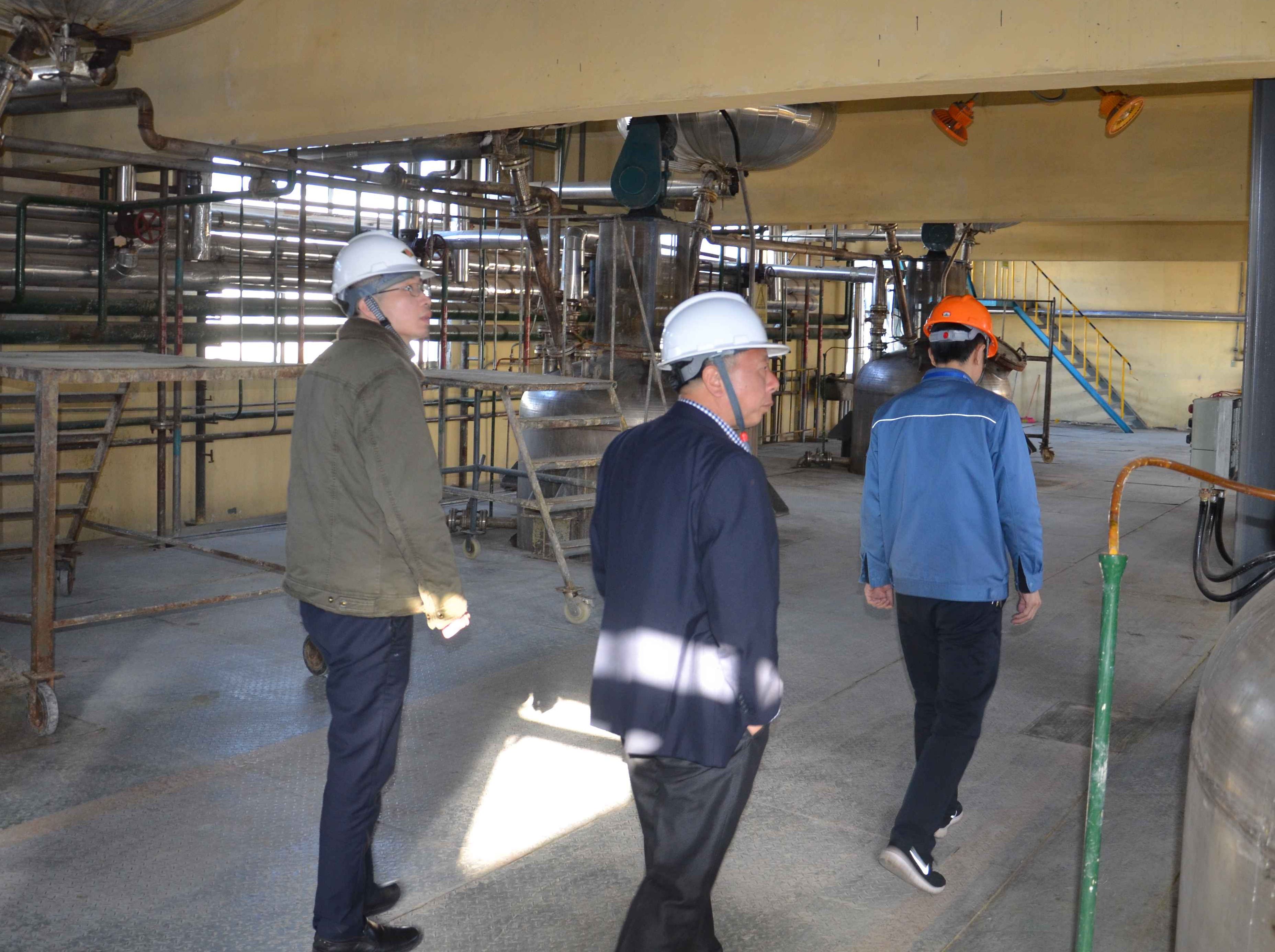 化工公司：株洲时代新材料科技股份有限公司来访万达化工公司进行实地考察