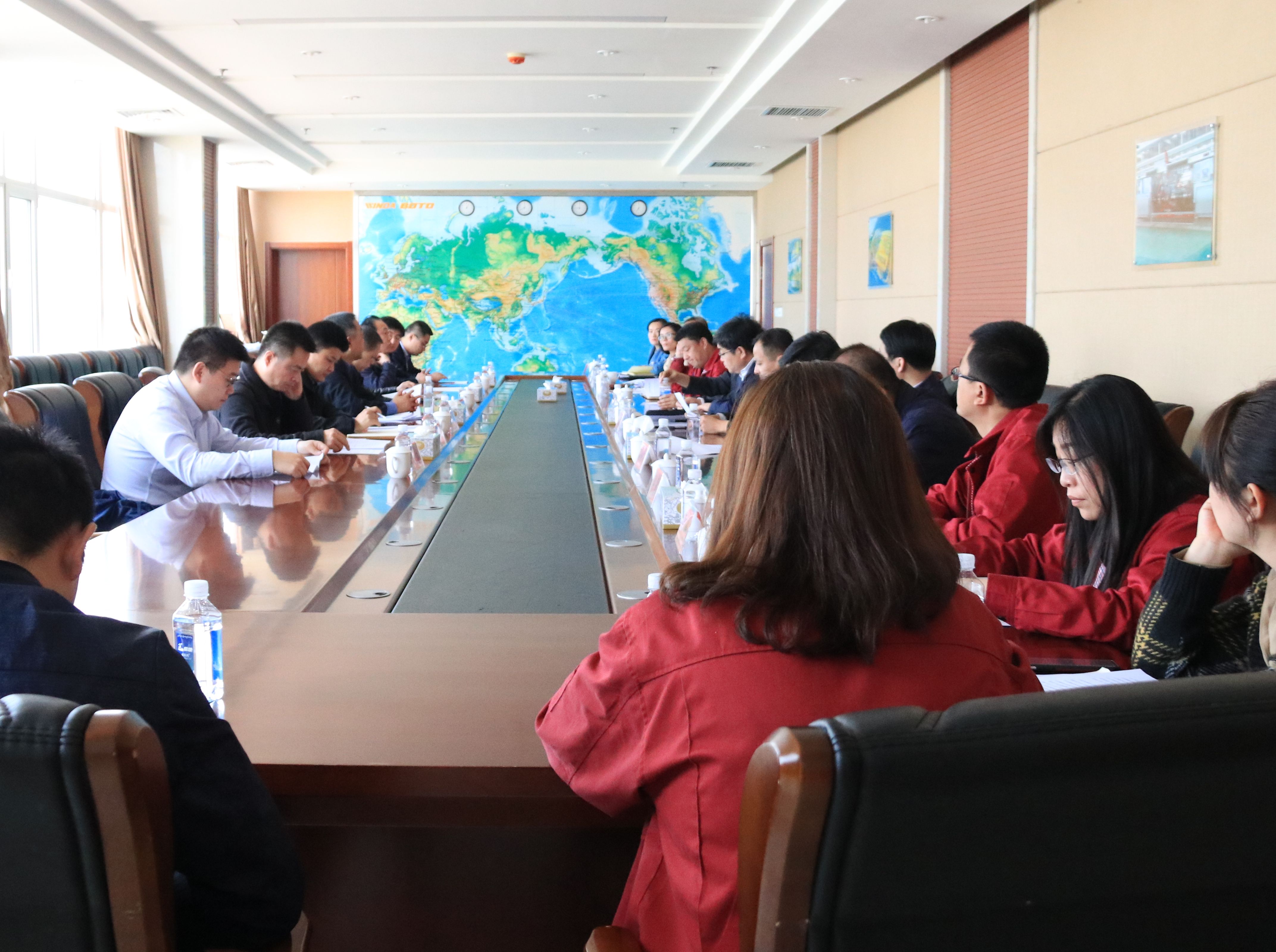 省商务厅调研组莅临万达橡胶集团调研指导工作