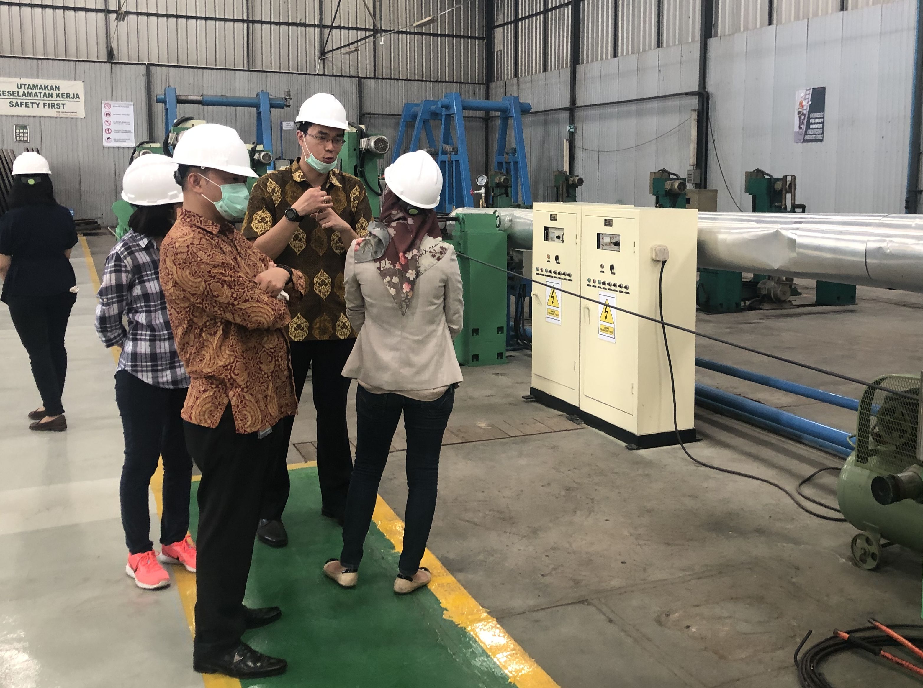 斯伦贝谢到万达集团印尼公司调研工作