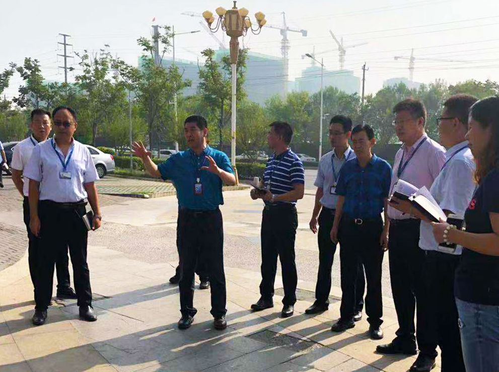 地产集团领导赴各项目进行现场调研