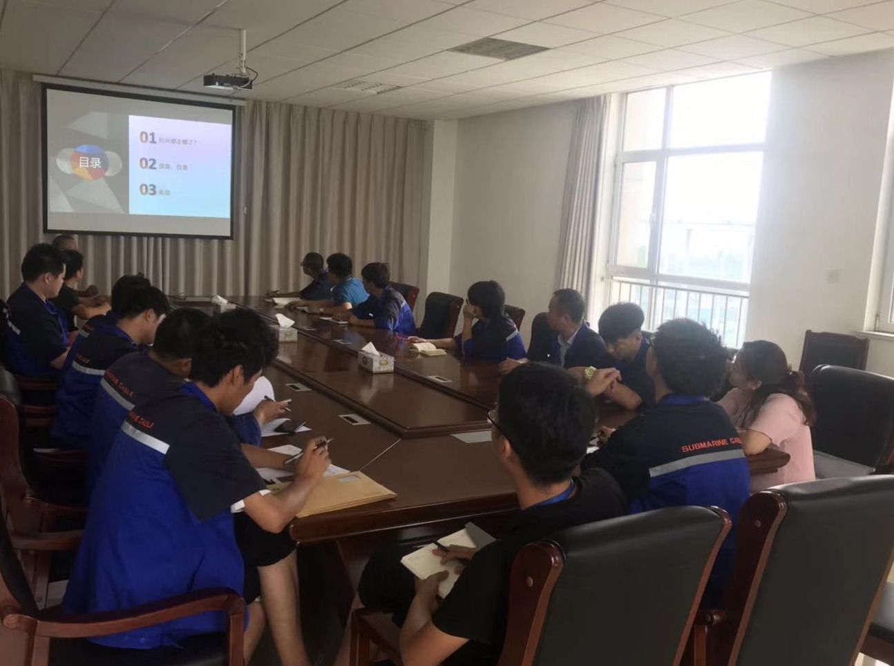 万达海缆公司组织开展大客户营销策略与实战技巧转训