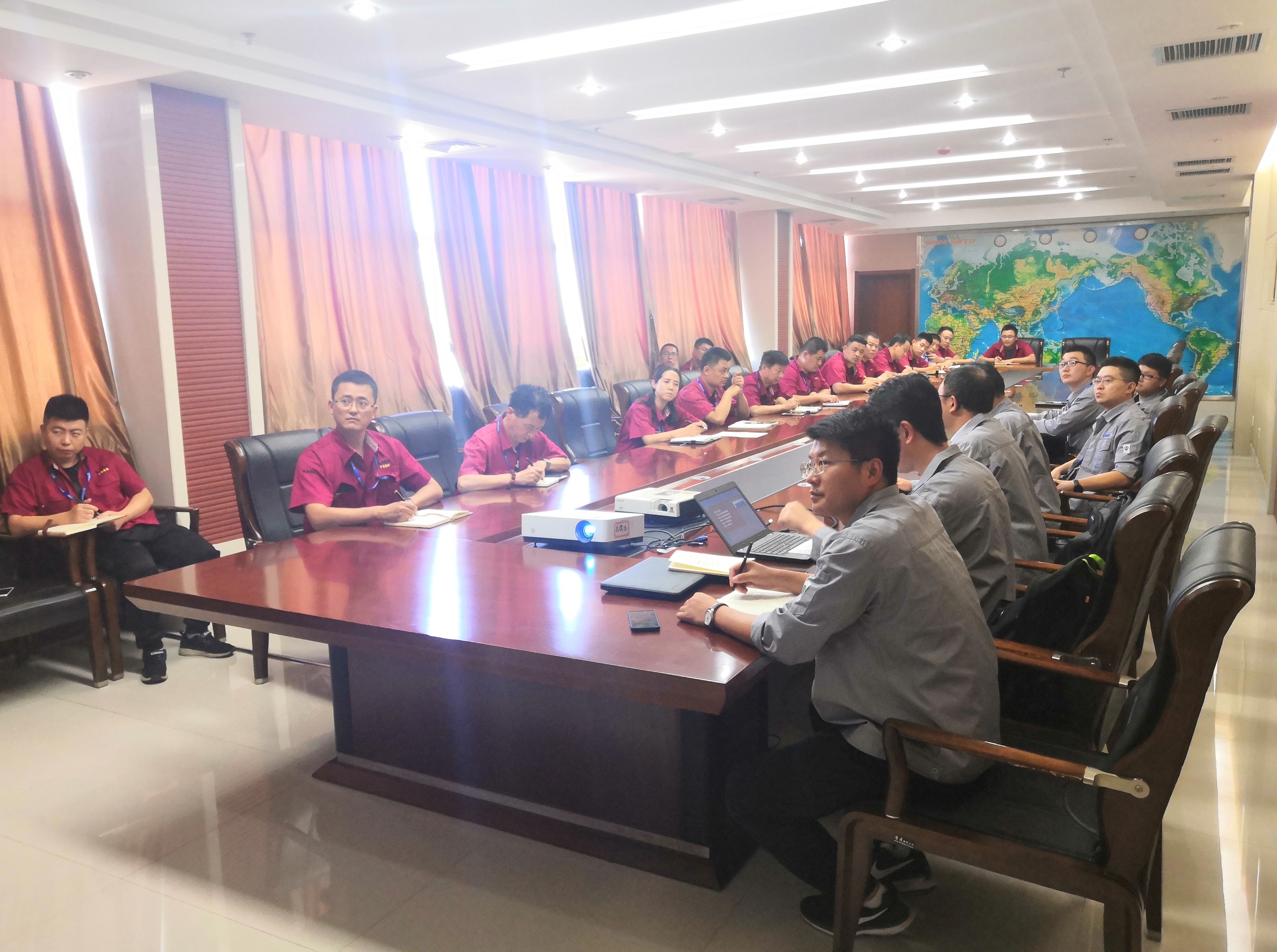 总裁办在半钢公司组织召开2019年精益管理第五次工作会议