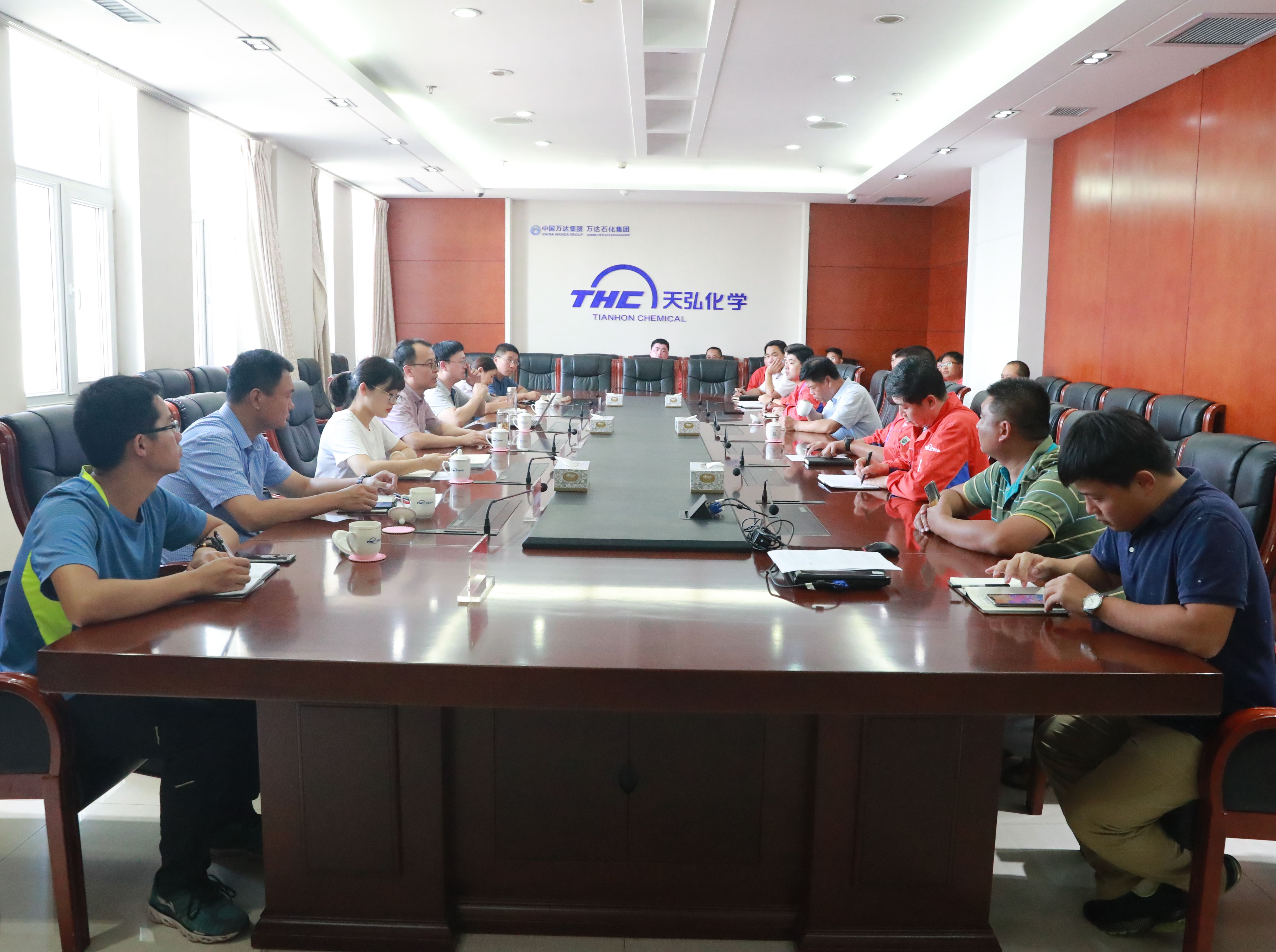 山东省审计厅领导莅临石化集团天弘公司开展安全生产转型升级专项审计工作