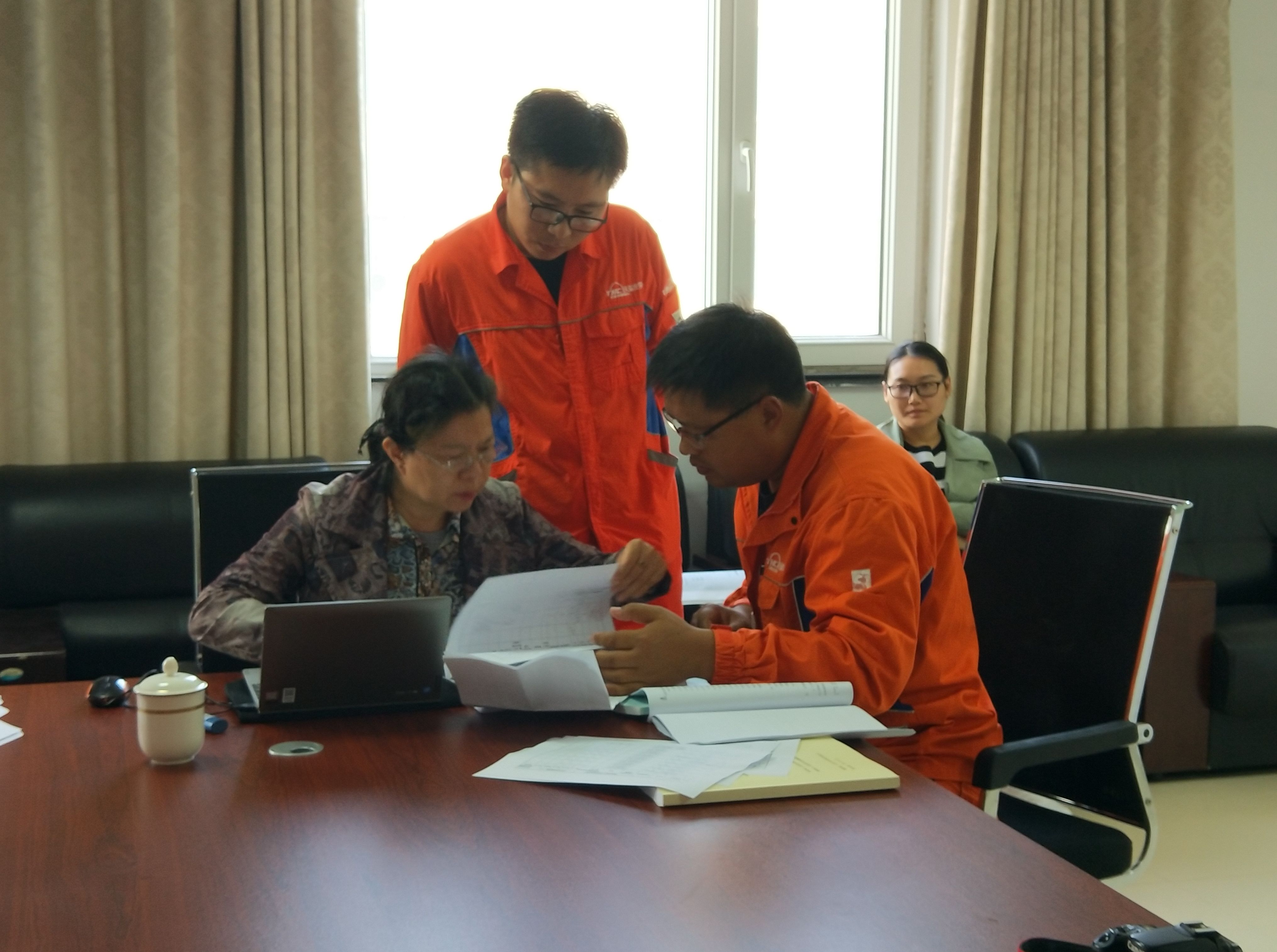 山东省生态环境厅领导莅临石化集团天弘公司开展重污染天气专项检查