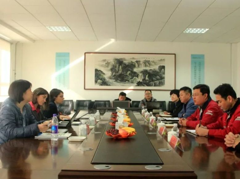 世界第一热转印碳带制造商法国阿尔莫集团莅临耐斯特公司实地考察