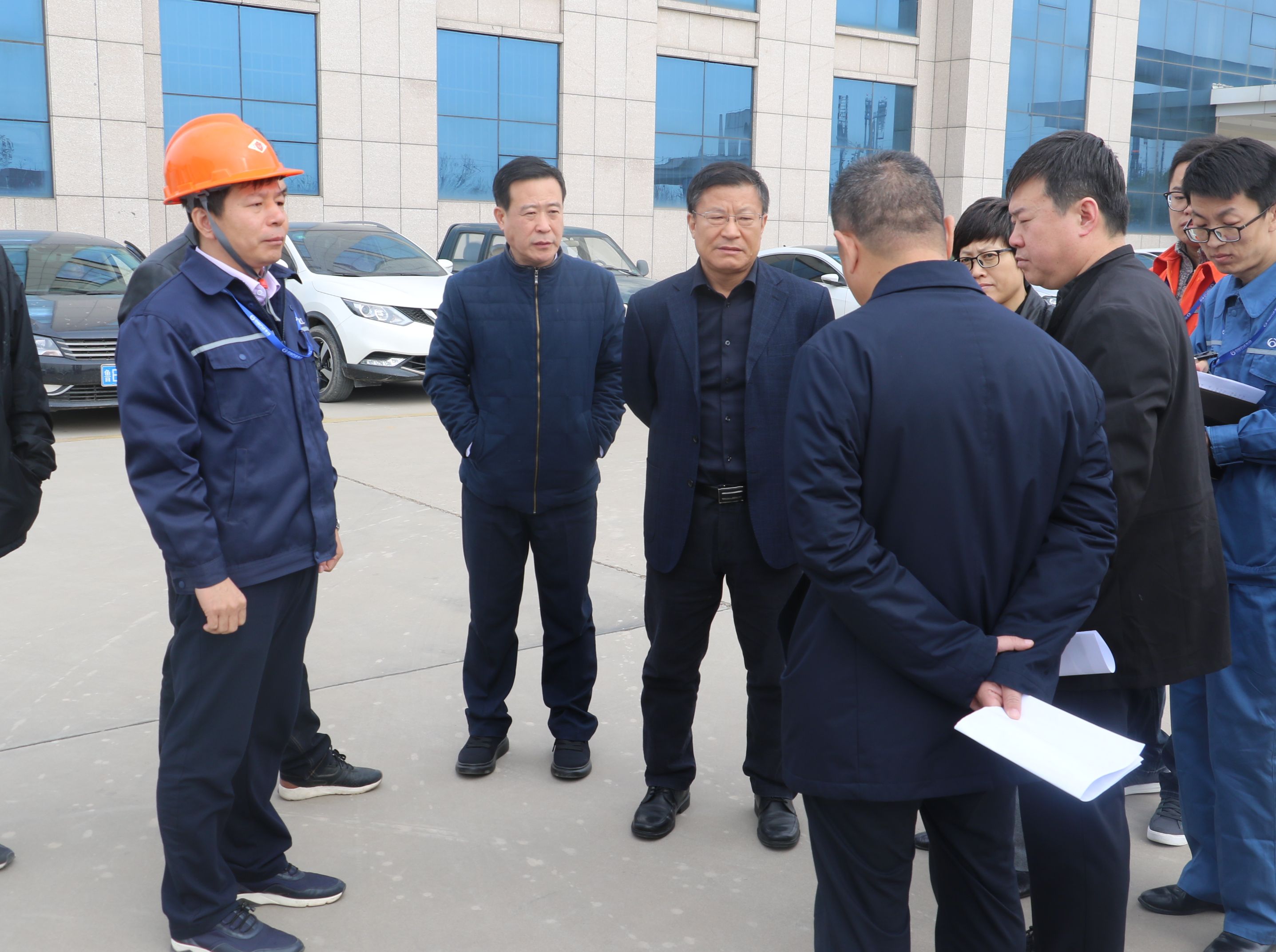 东营市应急管理局莅临万达石化集团威特化工公司视察安全生产差异化精准监管执法工作