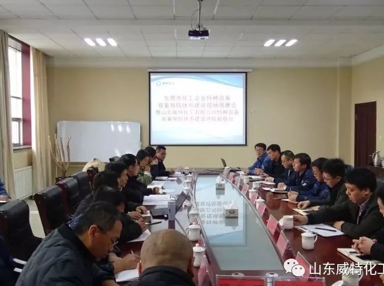 威特化工公司通过特种设备双体系建设示范企业评估验收