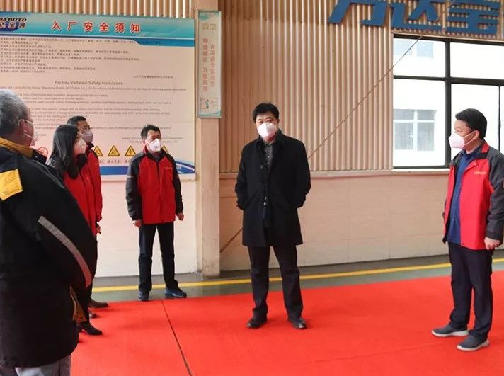 集团董事局主席尚吉永到垦利厂区部分单位调研指导工作