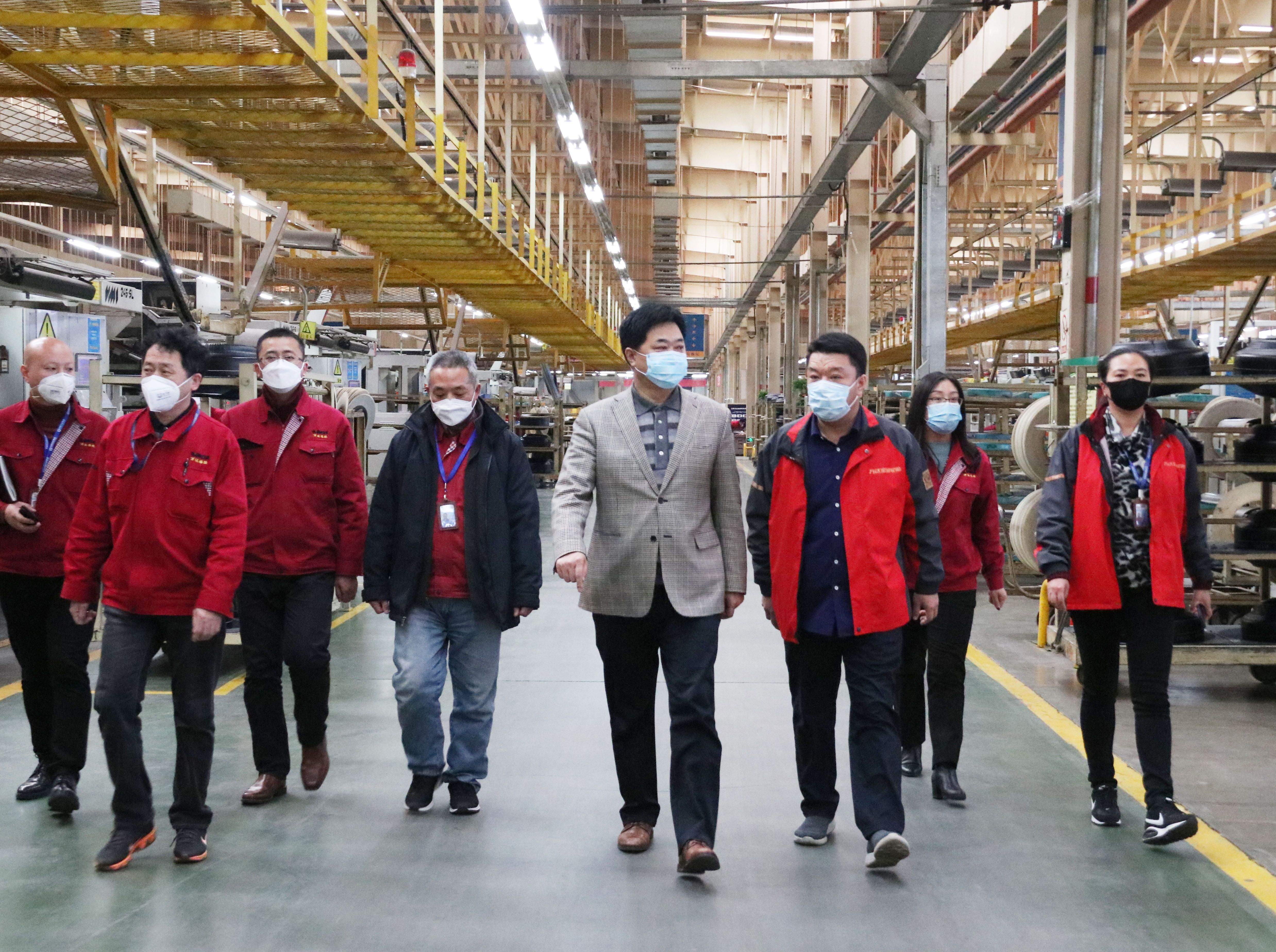 集团董事局主席尚吉永到部分单位生产一线调研指导工作