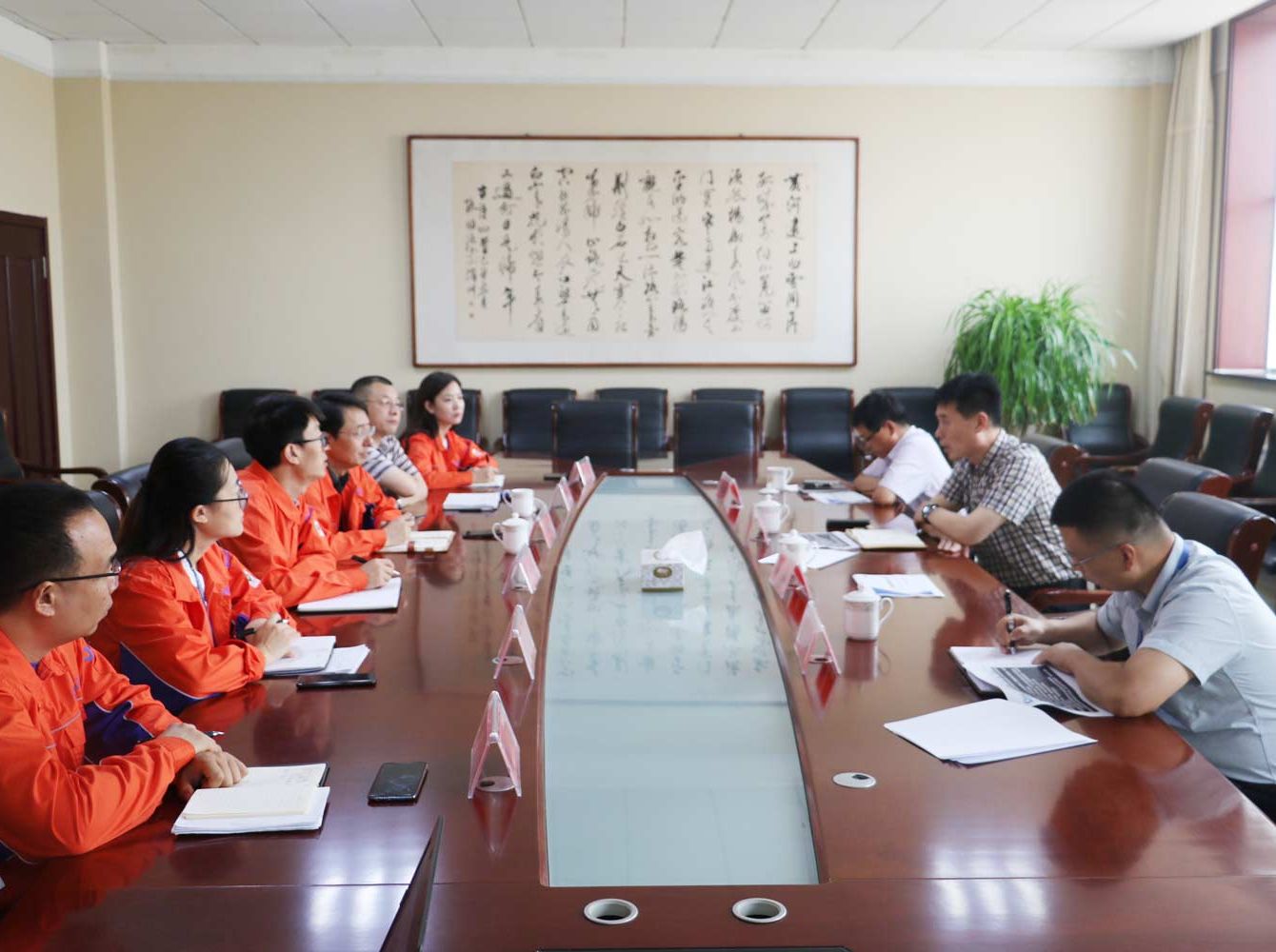 万达集团董事局副主席、轮值执行总裁尚建立到各单位开展实地调研