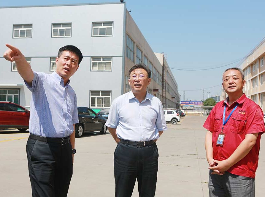 垦利区委副书记、区长马保文一行莅临万达宝通轮胎督导检查防汛工作