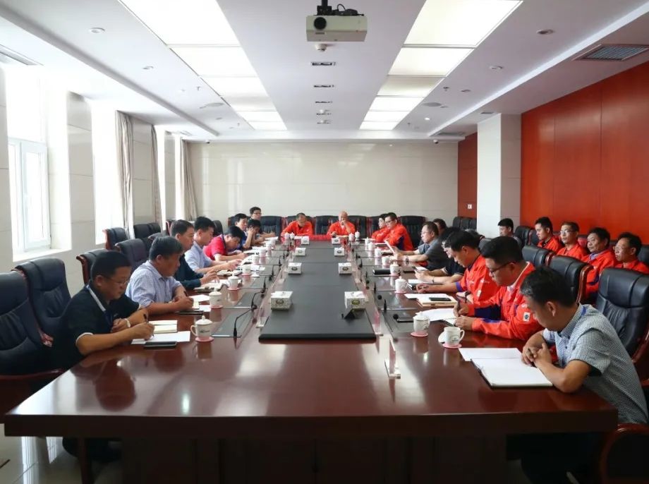 部署动员 加压鼓劲，集团轮值执行总裁尚建立 调研指导石化集团新项目建设工作