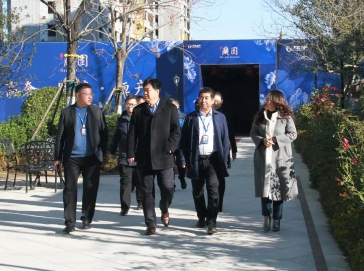 万达集团党委书记、董事局主席尚吉永到微电子公司与万达蘭园项目视察指导工作