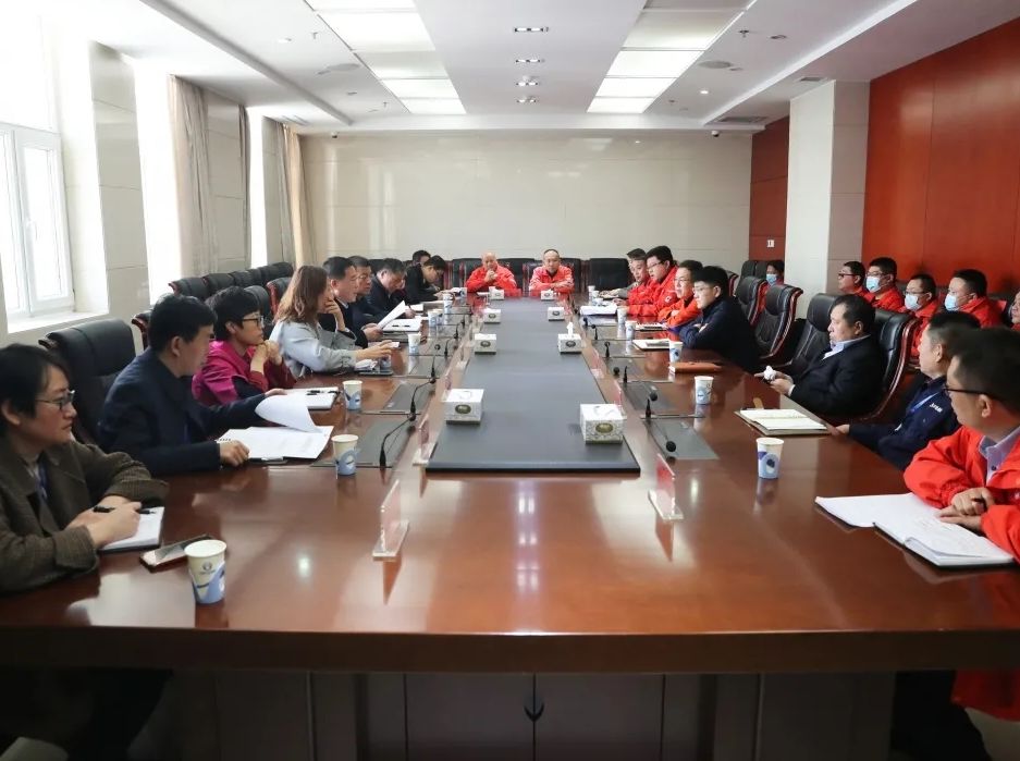 集团公司董事局董事、轮值执行总裁巴树山到万达石化集团调度新上项目进展情况