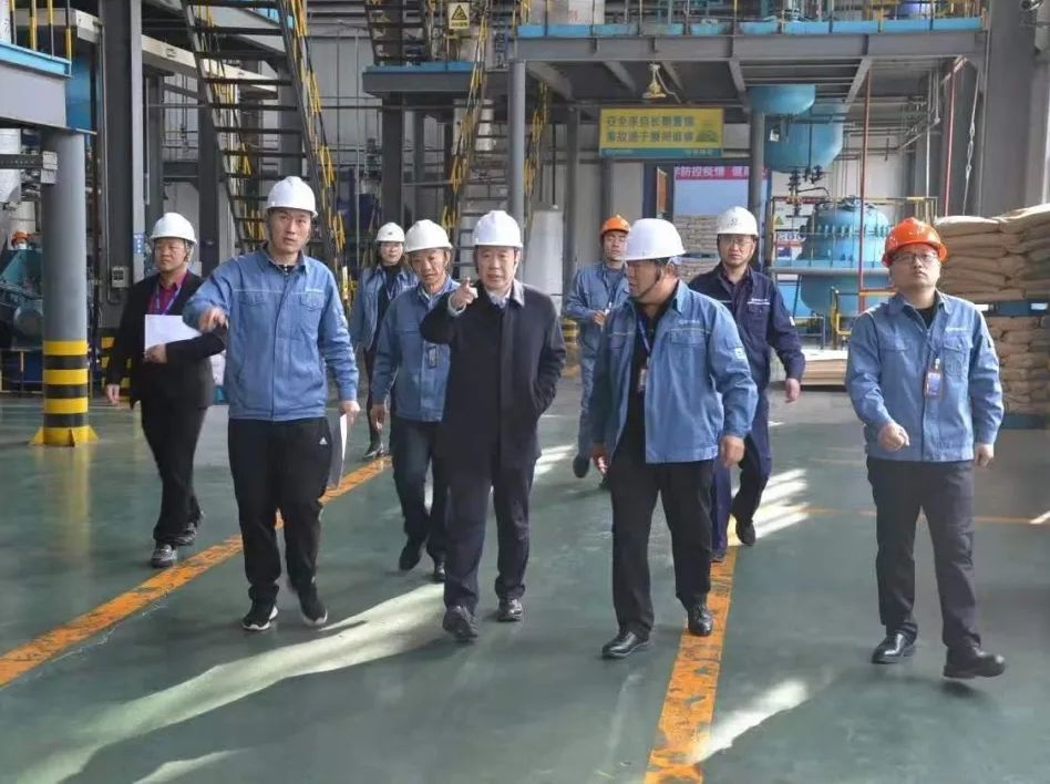 万达集团董事局董事、轮值执行总裁巴树山到万达化工调研安全生产工作