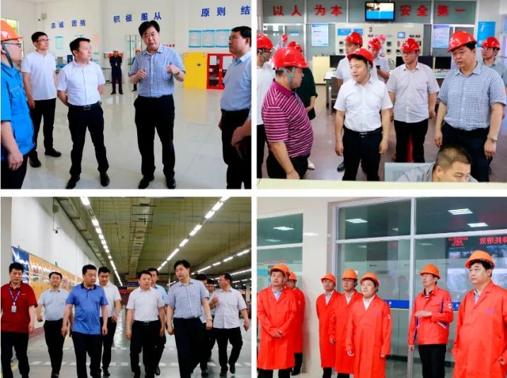 垦利区委副书记、区长解洪涛到万达集团实地调研企业生产经营情况