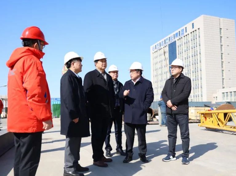 万达集团党委书记、董事局主席尚吉永调研万达石化集团重点项目建设情况