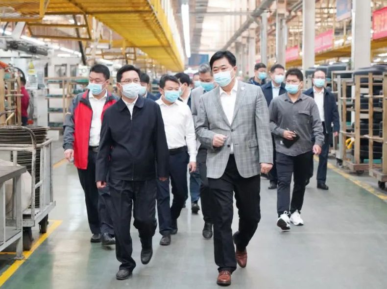 东营市委副书记、市长陈必昌一行莅临万达集团调研指导工作