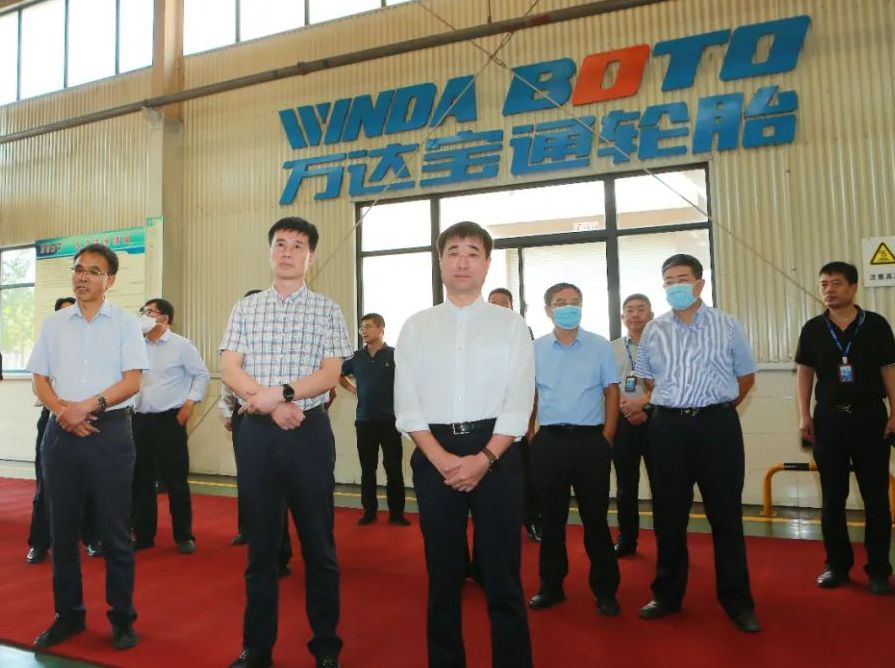 东营市副市长梁润生带领市直部门下沉督导服务组到万达集团调研